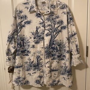 Cottagecore Vintage Button Down Shirt